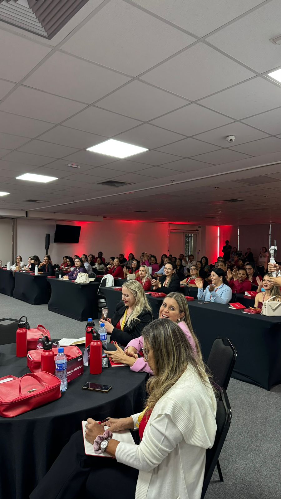 Participantes engajadas no evento